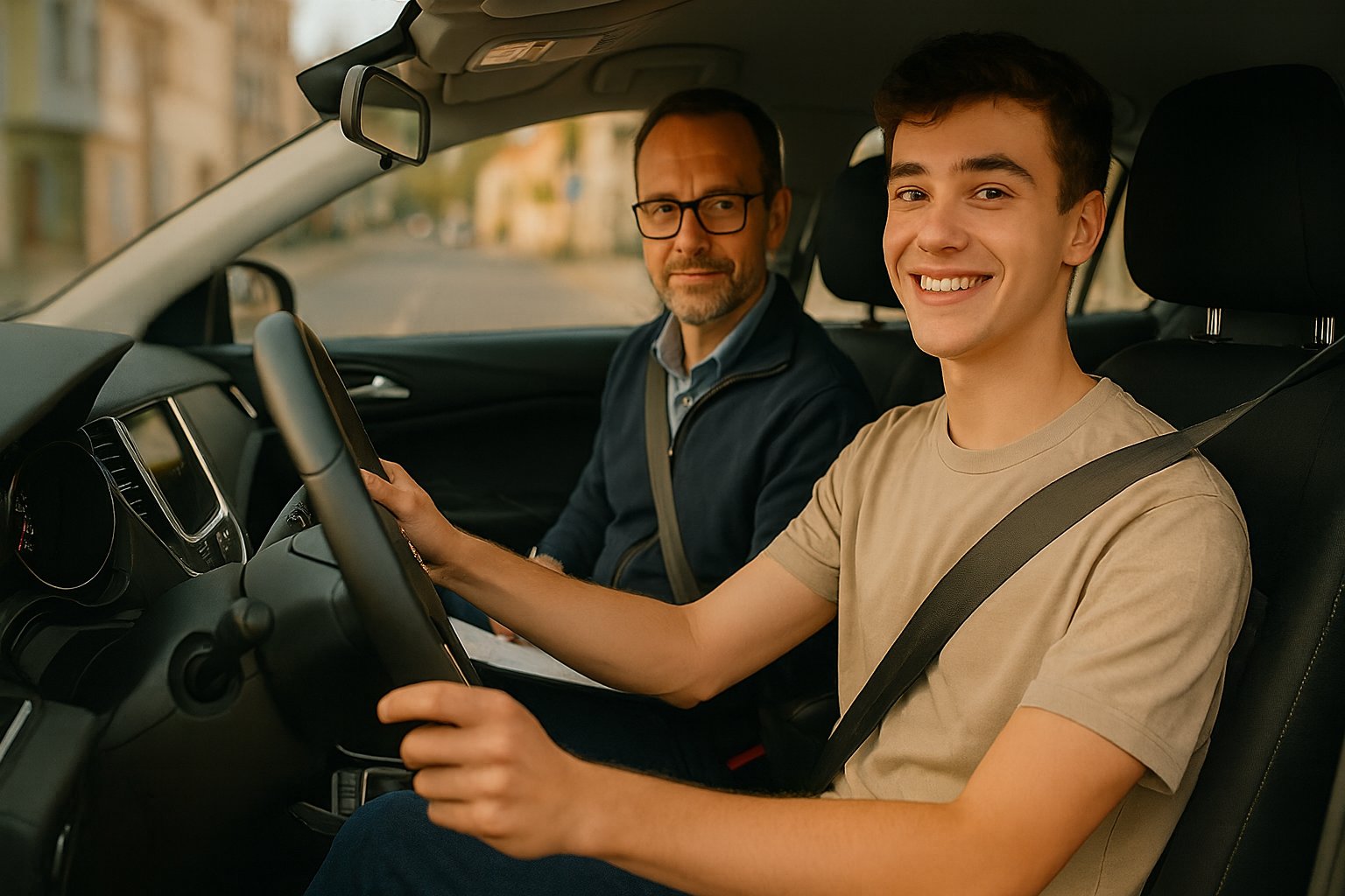 kursant z instruktorem